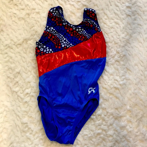 GK women’s extra small Starr Fourth of July gymnastics leotard! - Picture 1 of 4